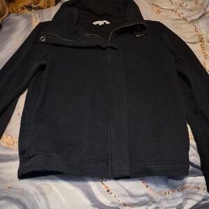 Banana Republic Black Bomber Jacket